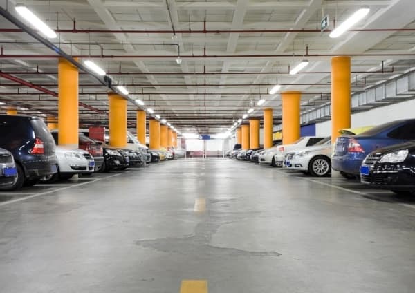 Clearly marked designated parking at The Hub Park, an accessible and family-friendly amusement park in Karen, Nairobi.